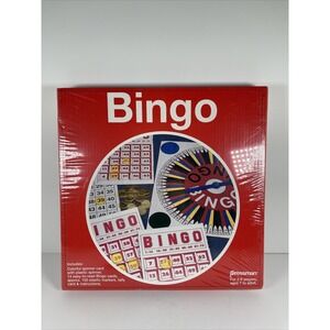 Pressman Toy Bingo in Red Box Board Game With Spinner